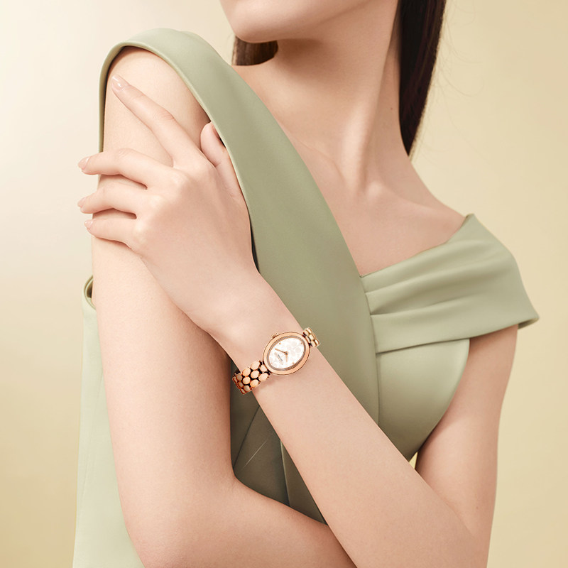 【自营】COACH/蔻驰手表女时尚椭圆老花表盘钢带石英女表14504437,淘宝优惠券,粉丝福利购,淘宝优惠卷