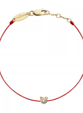 【自营】巴黎红绳黄金小熊钻石-黄金色全绳847R