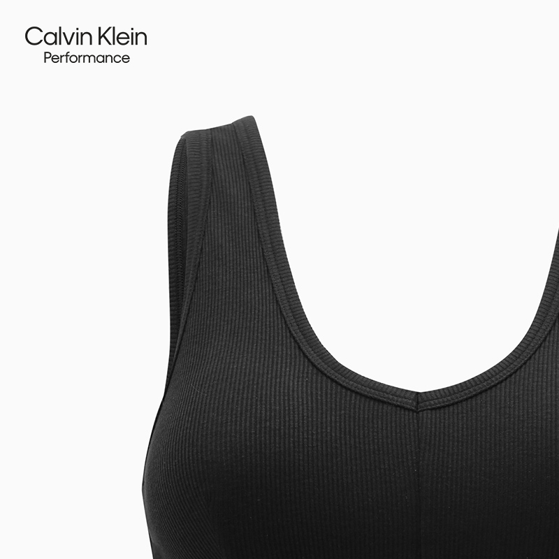 【自营】Calvin Klein凯文克莱CK女运动内衣背心式无钢圈外穿文胸