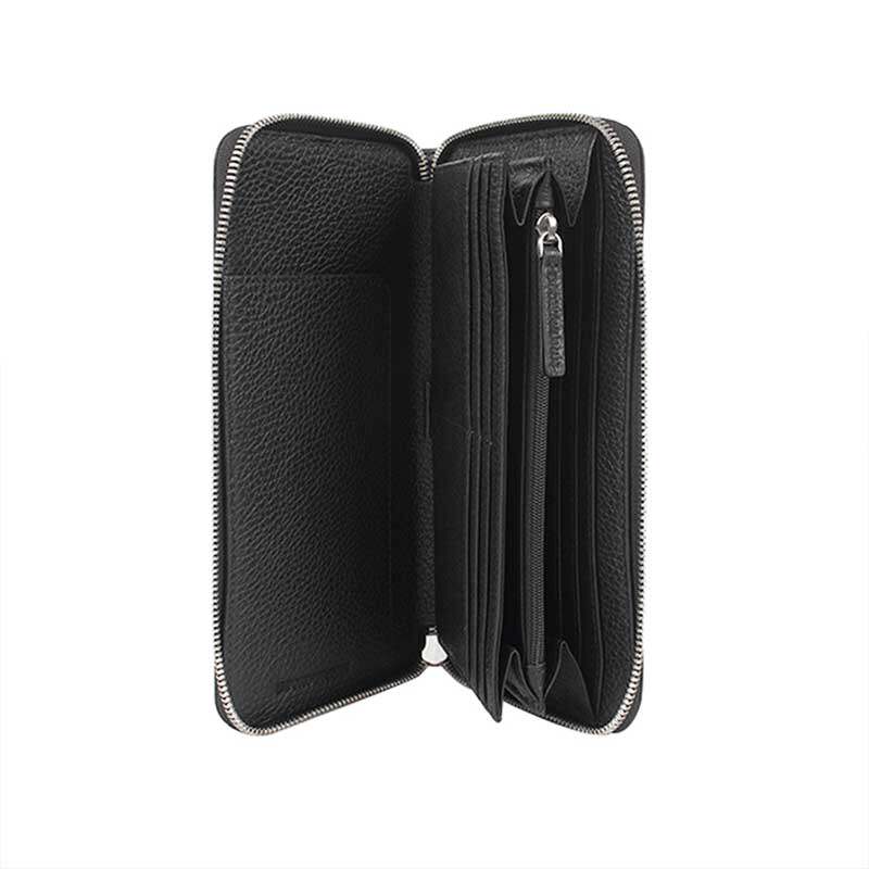 【自营】emporio armani男士拉链钱包 天猫国际自营时尚范钱包