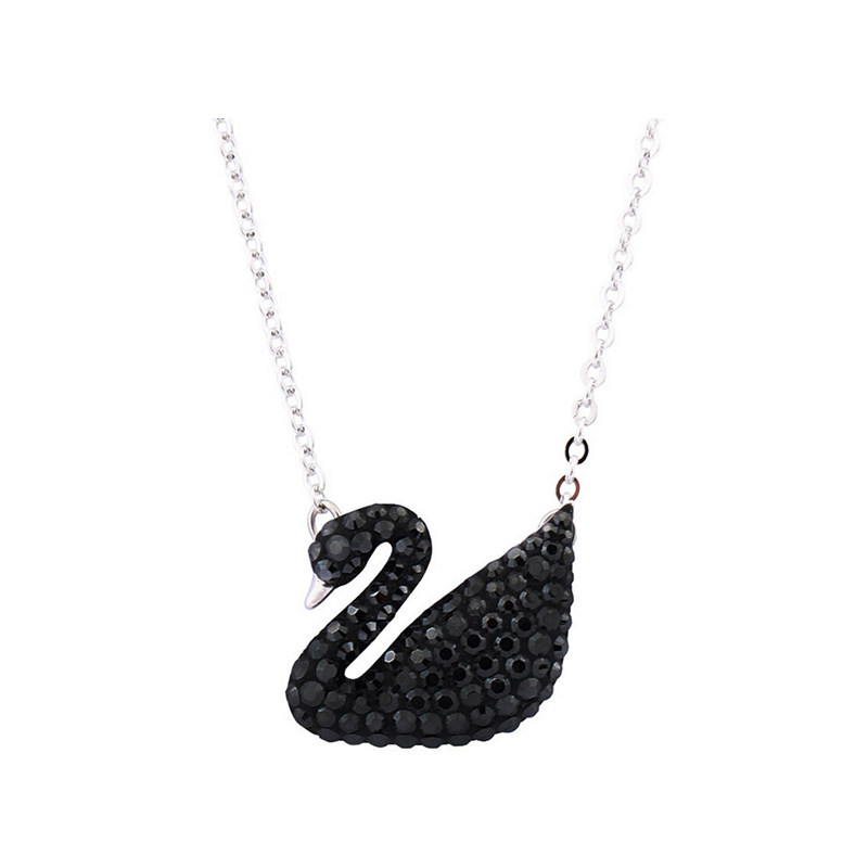 【自营】Swarovski施华洛世奇黑天鹅项链大/小号锁骨链