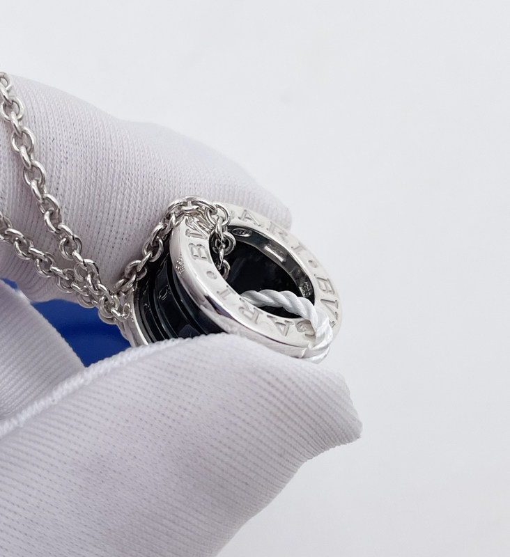 【自营】中古99新宝格丽慈善款系列925银陶瓷吊坠项链男女款项链,淘宝优惠券,粉丝福利购,淘宝优惠卷