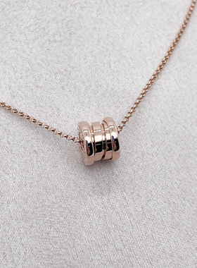 【自营】中古99新宝格丽B.zero1系列项链小弹簧项链18K玫瑰金迷你