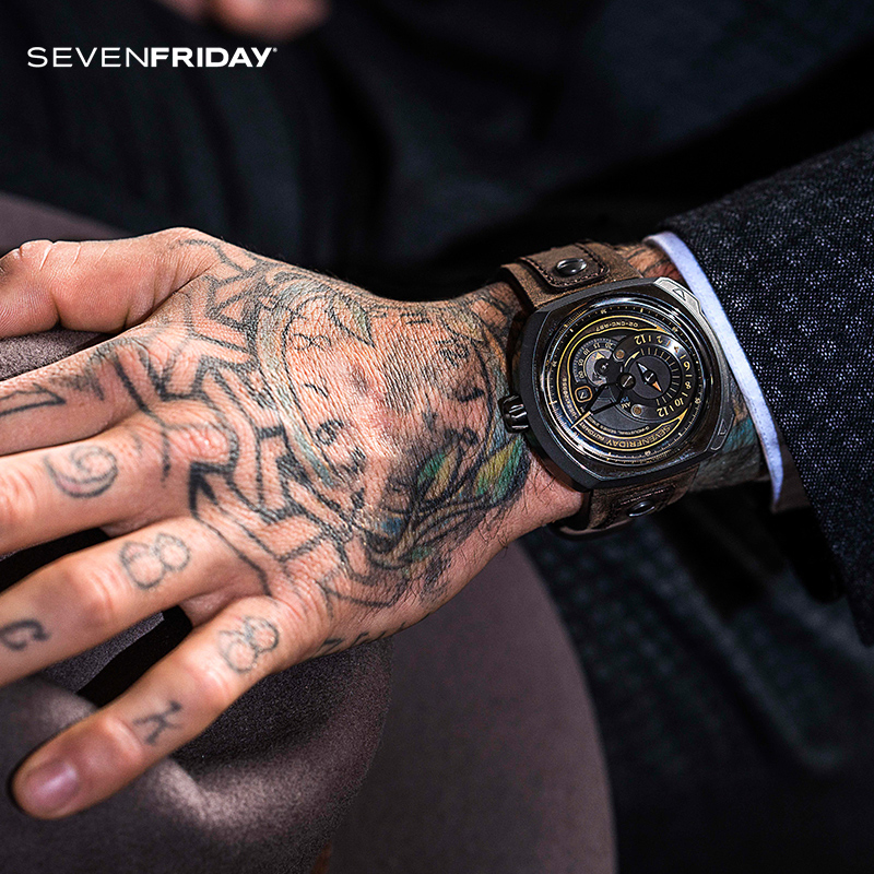 【直营】正品Sevenfriday七个星期五手表自动机械男表牛仔款Q2/03