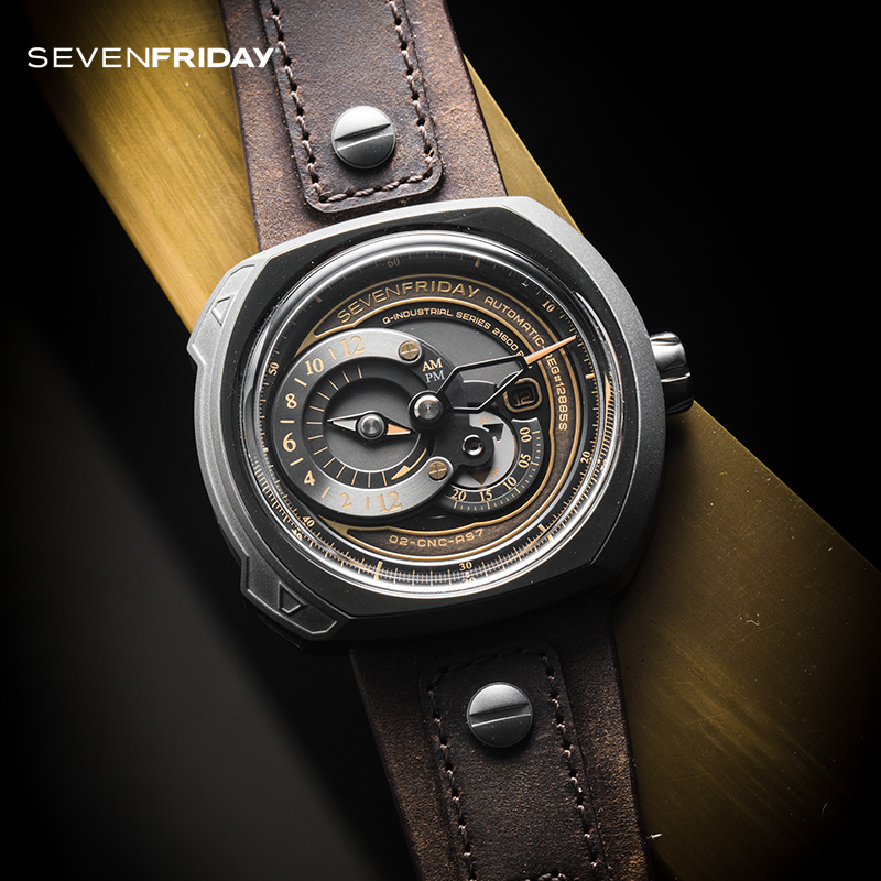 【直营】正品Sevenfriday七个星期五手表自动机械男表牛仔款Q2/03