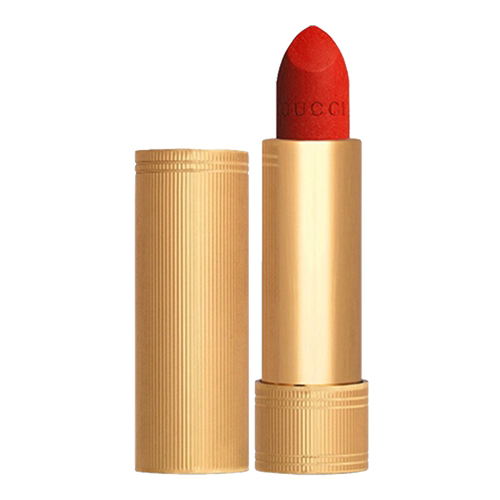 Gucci 古驰gucci古驰倾色华缎绒雾碎花金管口红唇膏滋润正品哑光