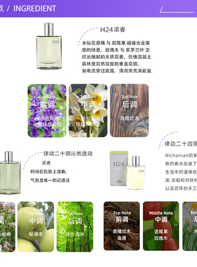 Hermes/爱马仕律动男士香水清新