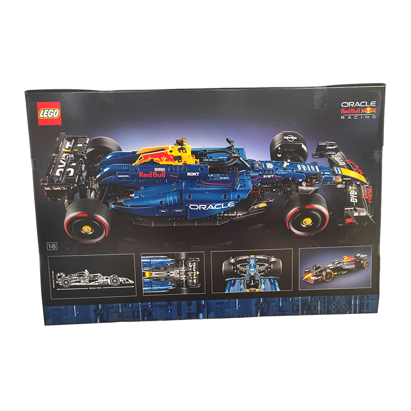 【自营】LEGO乐高积木42206机械红牛法拉利车队赛车模型玩具礼物 - 图2