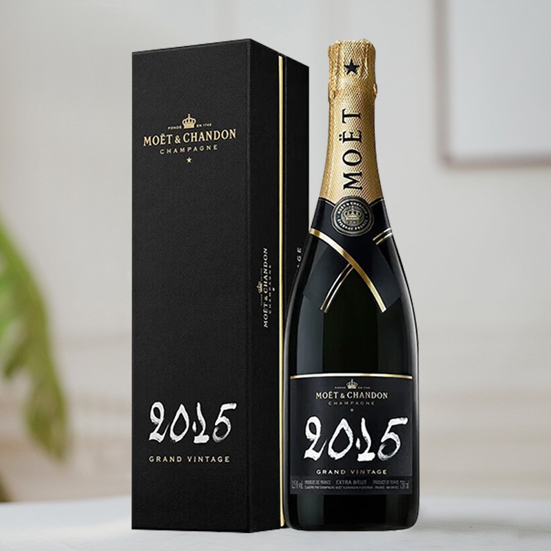 【自营】Moet＆Chandon酩悦年份香槟2015礼盒装法国葡萄酒起泡酒 - 图1