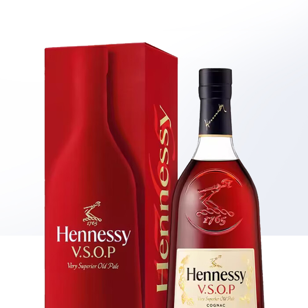 【自营】1升 Hennessy/轩尼诗VSOP有码 干邑白兰地法国进口洋酒