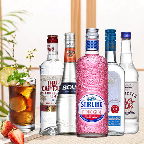 【自营】长岛冰茶鸡尾酒波士白橙皮力娇酒金酒龙舌兰朗姆酒伏特加 - 图2