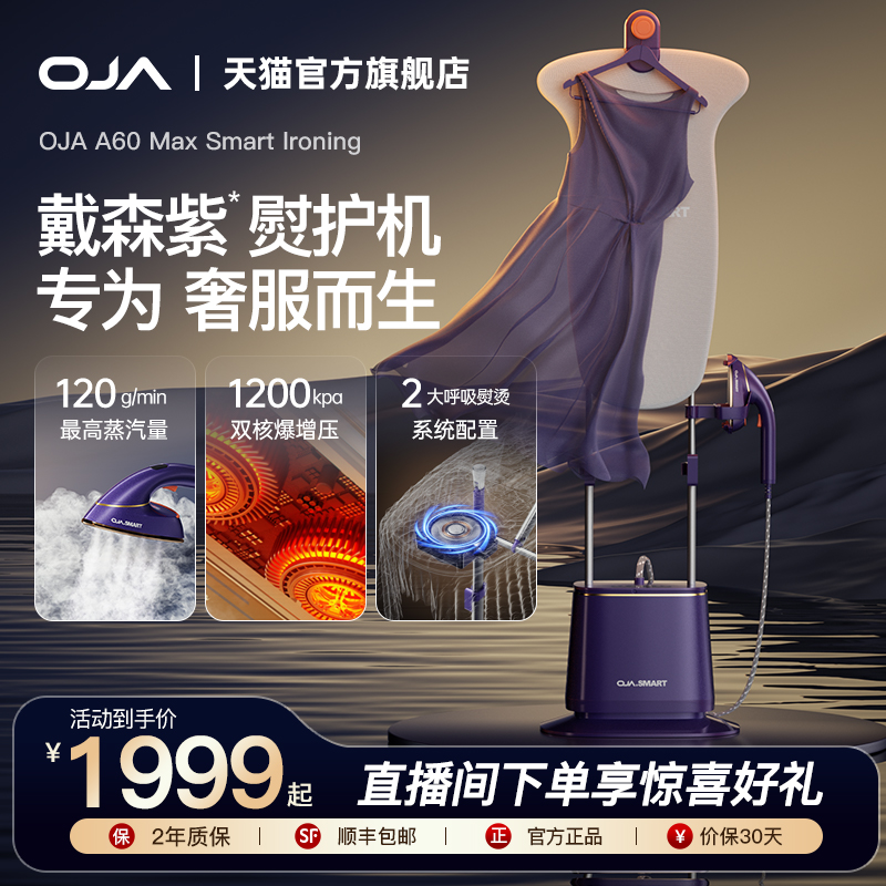 OJA挂烫机2024新款家用大蒸汽电熨斗平挂烫立式一体机服装店专用