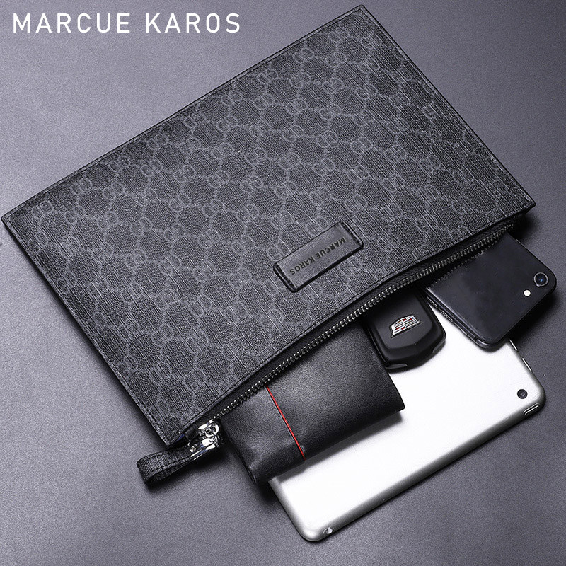 mk手拿包男士信封夏季休闲手提包 partyplus男士包袋