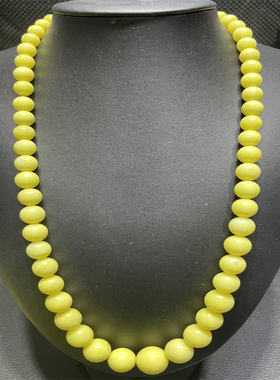 菜花玉锁骨链项链首饰一物一图