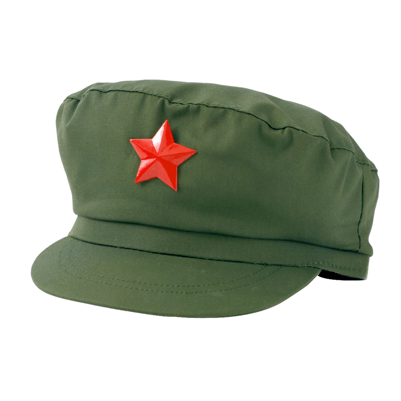 65式军帽老式解放帽红军帽的确良帽子男女演出老军装老兵聚会纪念