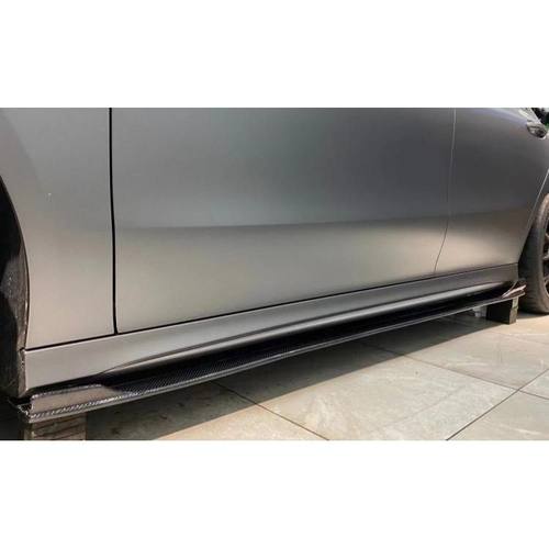 适用于新款W118奔驰CLA220 260CLA45S改装碳纤维前唇侧裙后唇尾翼 - 图2