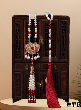 汉服古风配饰加长款仿珍珠璎珞