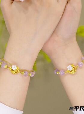 古风玉兔手串高级感百搭学生手链