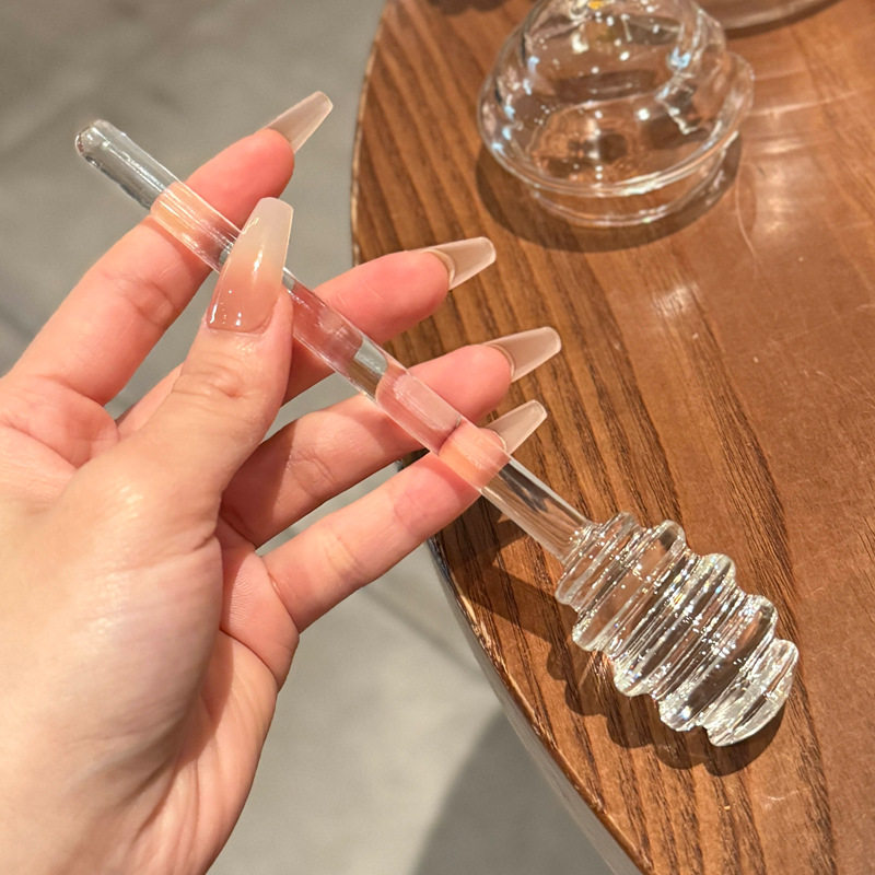 专用勺子厨房蜂蜜搅拌棒玻璃咖啡粉清理刷创意咖啡舀蜂蜜可爱长柄,淘宝优惠券,粉丝福利购,淘宝优惠卷