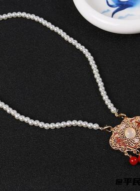 日常可爱超仙双凤项饰头饰花影