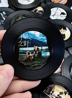 黑色迷你唱片磁力NFC小礼品cd