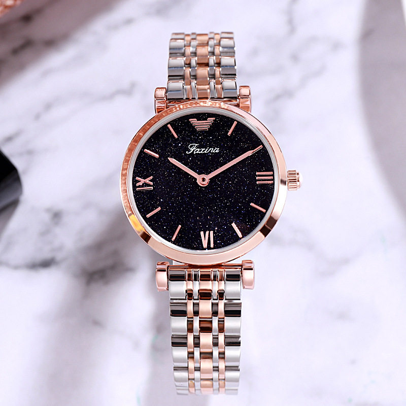 阿玛妮正品满天星女士2021年潮女表 意卡伊国产腕表