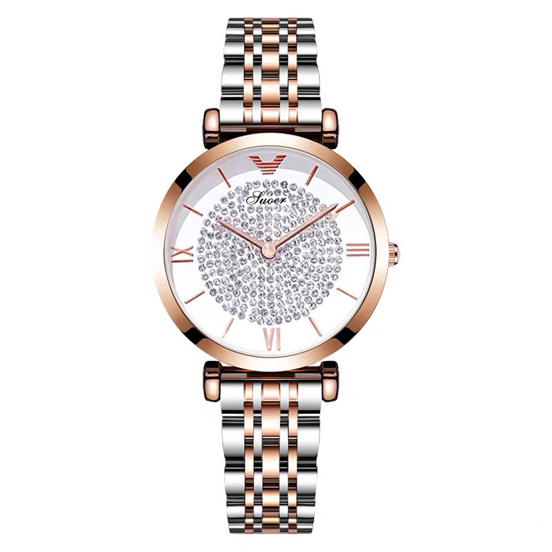 阿玛妮正品满天星女士2021年女表 意卡伊国产腕表