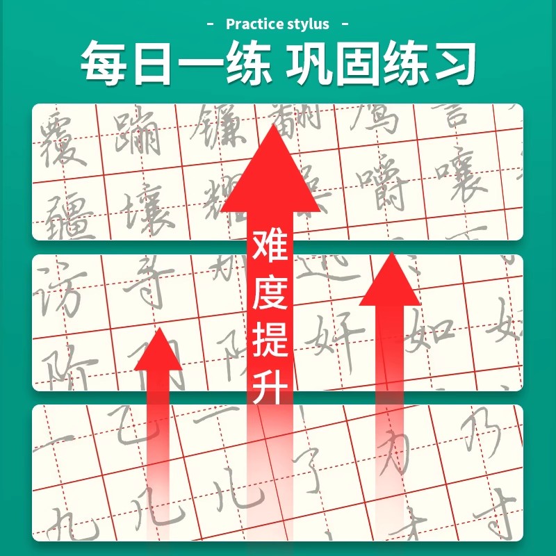 行书控笔练字帖成年人初学者行楷入门速成笔画偏旁部首常用3000字 - 图2