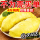 Seasonal fresh Thai golden pillow frozen durian meat seedless