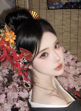 新款艺妓花魁长流苏发夹