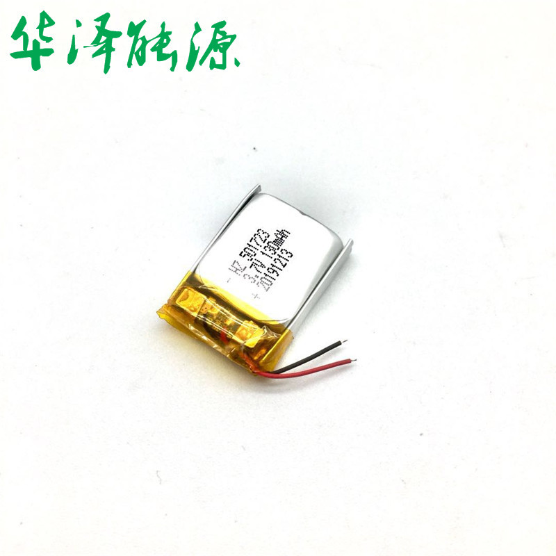 501723-130mah 3.7v聚合物锂电池智能手环蓝牙耳机自拍杆 - 图0