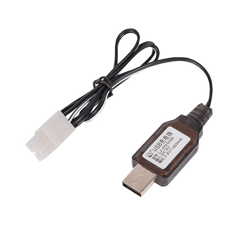 7.2v 大田宫L6.2-2P 带保护IC 镍镉镍氢USB充电线 电池充电器充线 - 图0