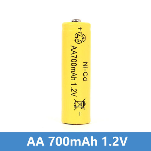 镍镉电池 5号AA600mAh 1.2V 充电电池 草坪灯 去球器  电动玩具等 - 图1