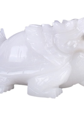 龙龟客厅天然玉石玉雕摆件