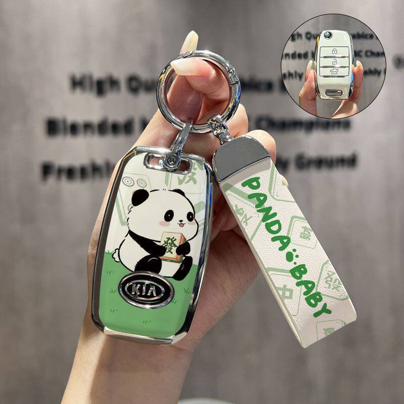 适用于起亚k5钥匙套k2/k3/k4起亚智跑奕跑狮跑福瑞迪专用钥匙壳扣 - 图1