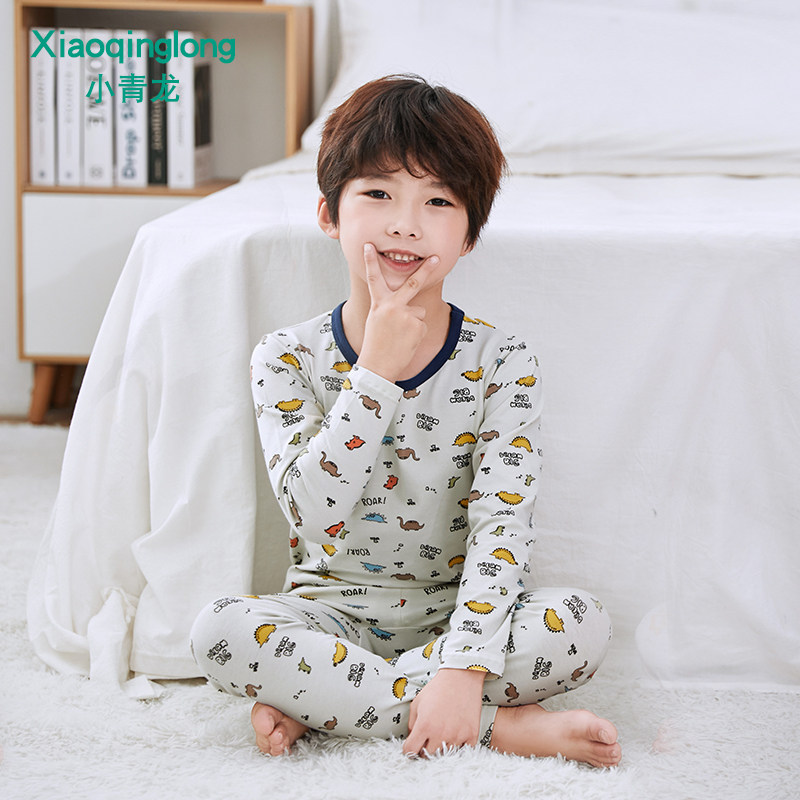 小青龙幼儿童内衣套装纯棉男童女童秋衣秋裤宝宝春秋装中大童冬季,淘宝优惠券,粉丝福利购,淘宝优惠卷