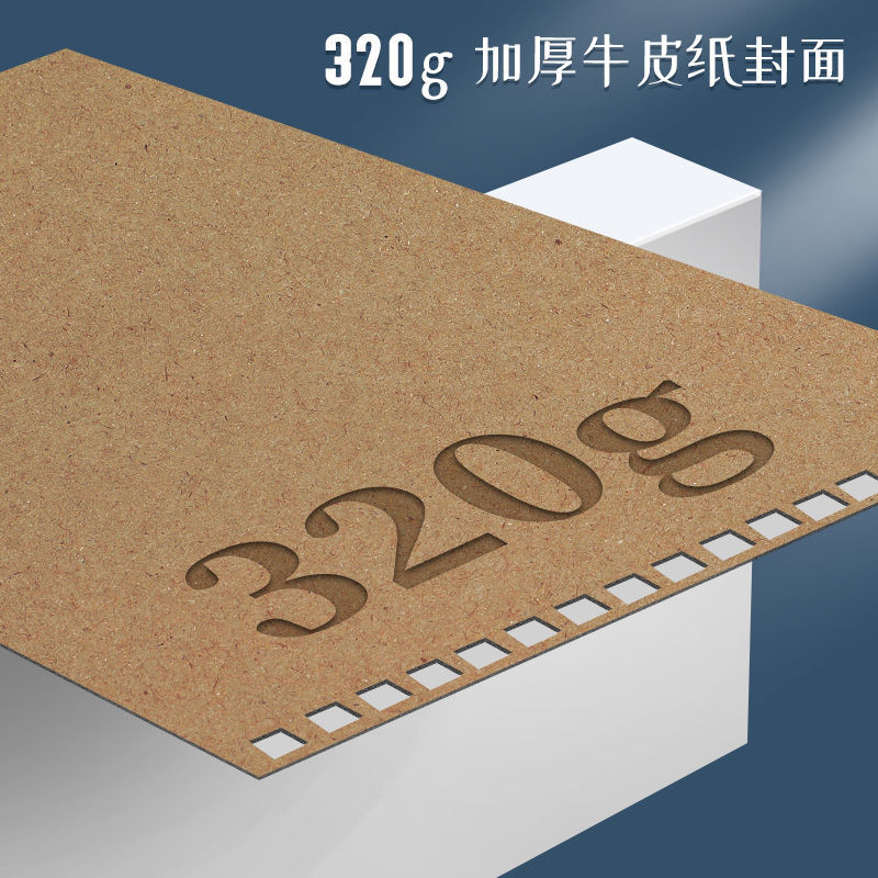上翻牛皮简约本子网格本方格笔记本子A5线圈本牛皮a6纸大学生A4 - 图0