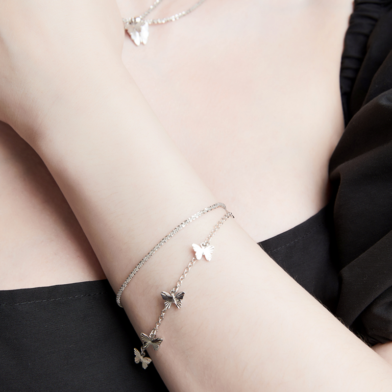 mmagpyxasa安娜苏伊甸园蝴蝶银手链 MMAGPY手链