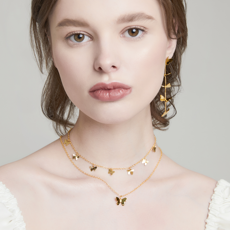 mmagpyx asa安娜苏赛姬蝴蝶锁骨链 MMAGPY项链