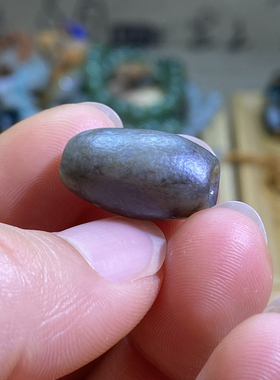 和田玉籽料糖籽麻糖随型珠子配饰老光工艺复古风藏式手串手链配珠