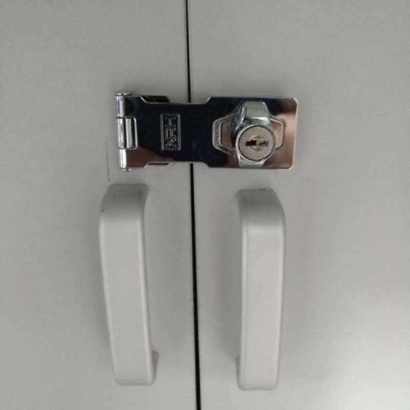 柜子锁家用柜门衣柜锁对开门锁锁扣搭扣老式锁具抽屉锁自装免开孔_虎窝淘