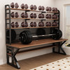 Computer desk home study desk desktop hole board office desk desk bookshelf all-in-one double workbench