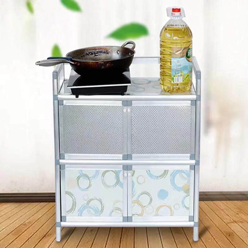 拉车套罩不生锈铝合金碗柜家用简易灶台柜储物柜置物柜收纳柜厨房,淘宝优惠券,粉丝福利购,淘宝优惠卷