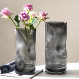 Чужое европейское стиль творческая кривая прозрачная стеклянная ваза