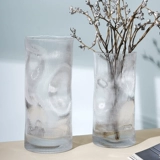 Чужое европейское стиль творческая кривая прозрачная стеклянная ваза