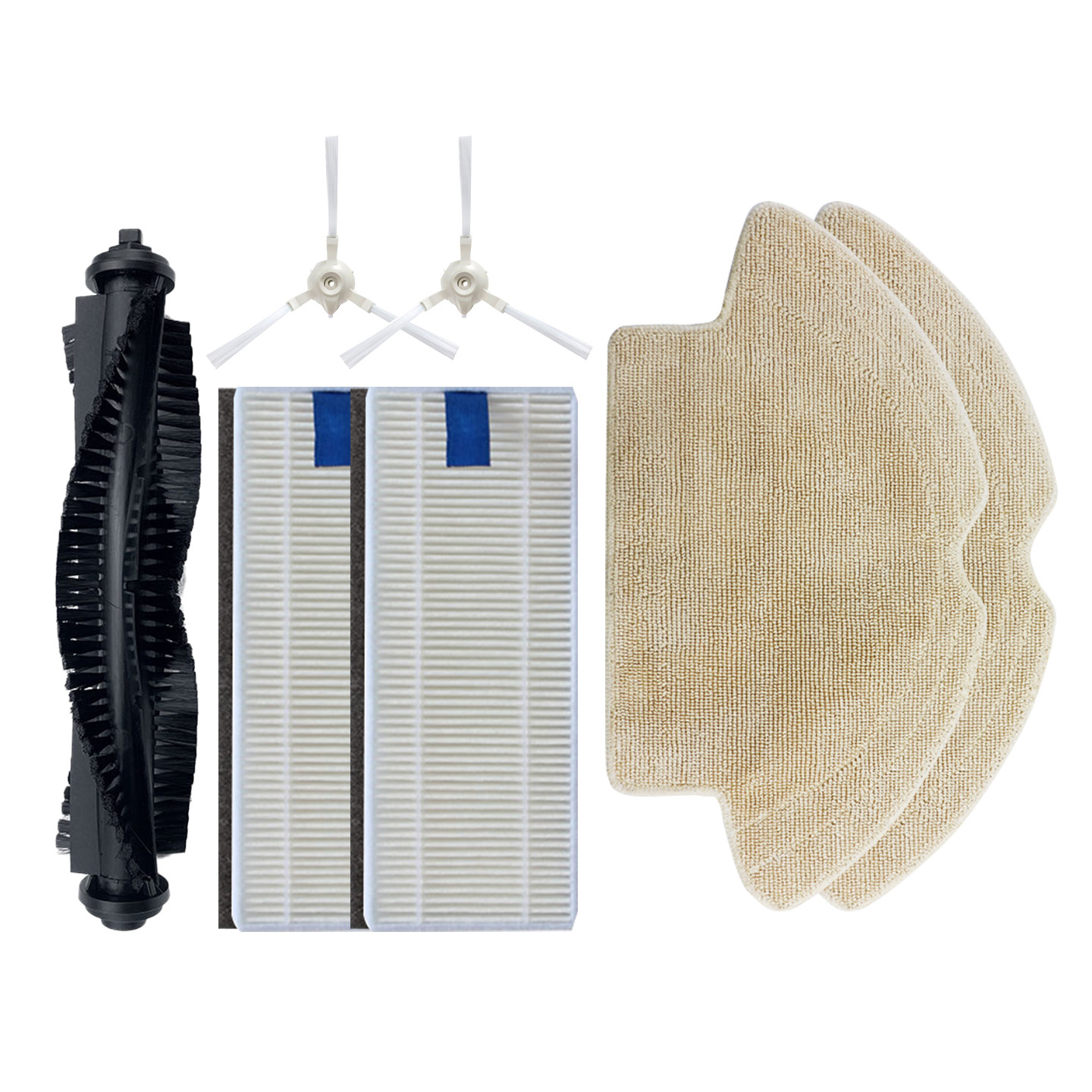 适配360扫地机器人S6配件滚刷边刷过滤网集尘袋拖抹布清洁耗材,淘宝优惠券,粉丝福利购,淘宝优惠卷