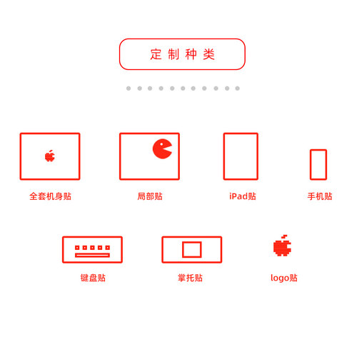 原色工场贴膜定制专拍设计师一对一服务适用于苹果笔记本macbookair13/15pro14/16 2026款M5支持设计辅助 - 图0