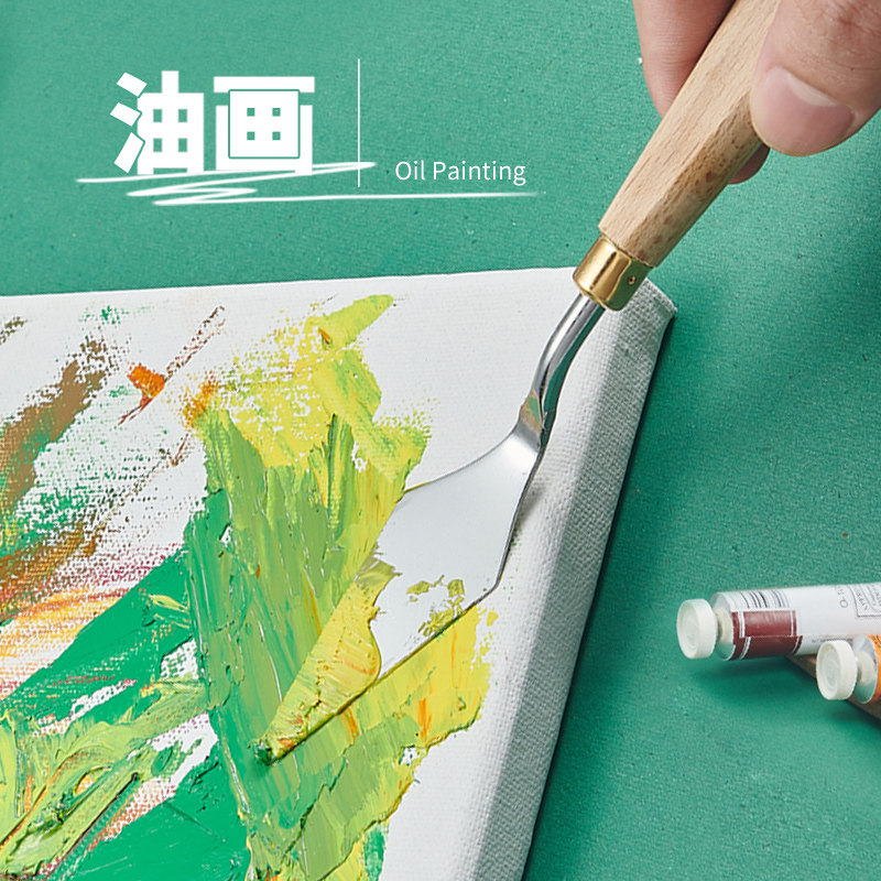 油画刀刮刀套装美术颜料工具丙烯水粉调色刀学生绘画肌理刀油画棒_虎窝淘