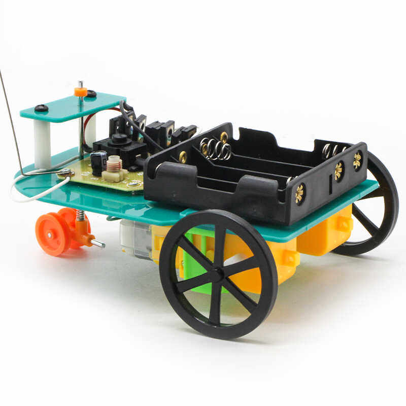 R3W6遥控车材料包27MHZ 儿童电动遥控车DIY小制作科学实验模型,淘宝优惠券,粉丝福利购,淘宝优惠卷