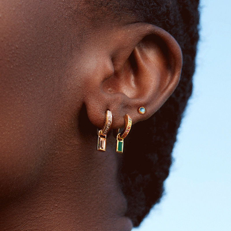 monica vinader莫妮卡迷你彩色耳环 monicavinader耳环